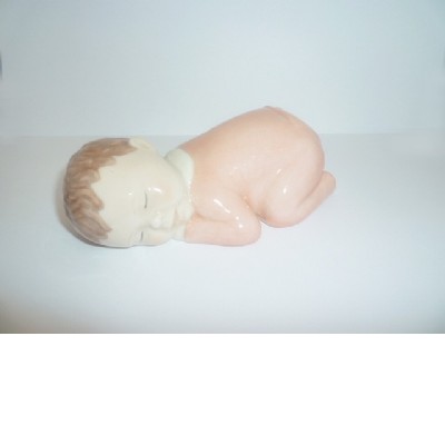 neonata che dorme in porcellana royal copenhagen